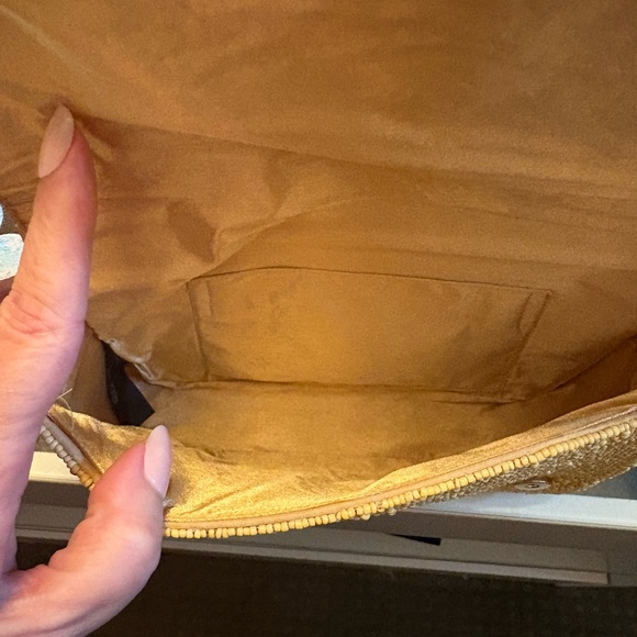 Beaded Beach Scene Shoulder Bag, vacation beach vibes, viral - Picture 4 of 5